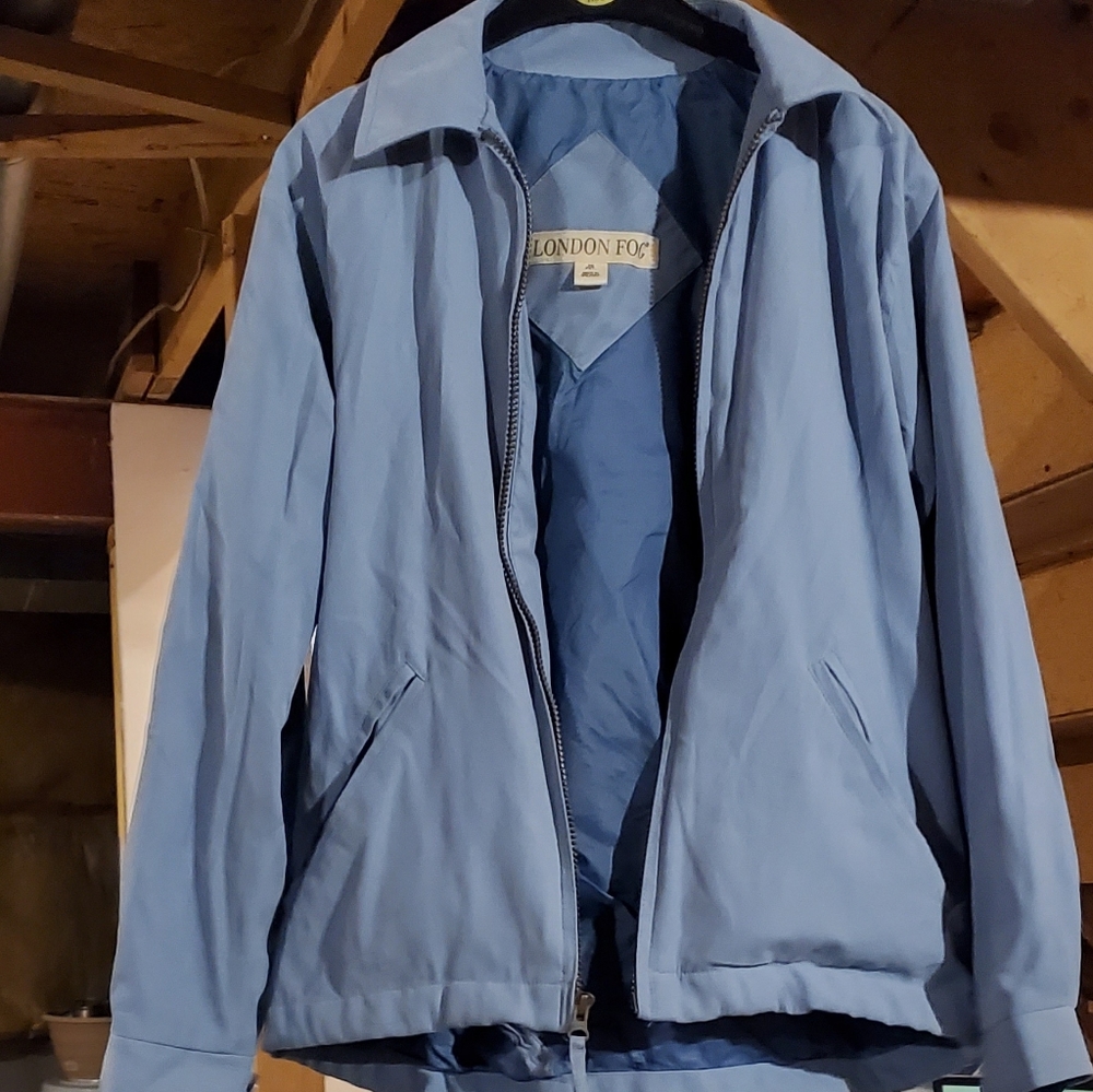 Baby blue oversized jacket